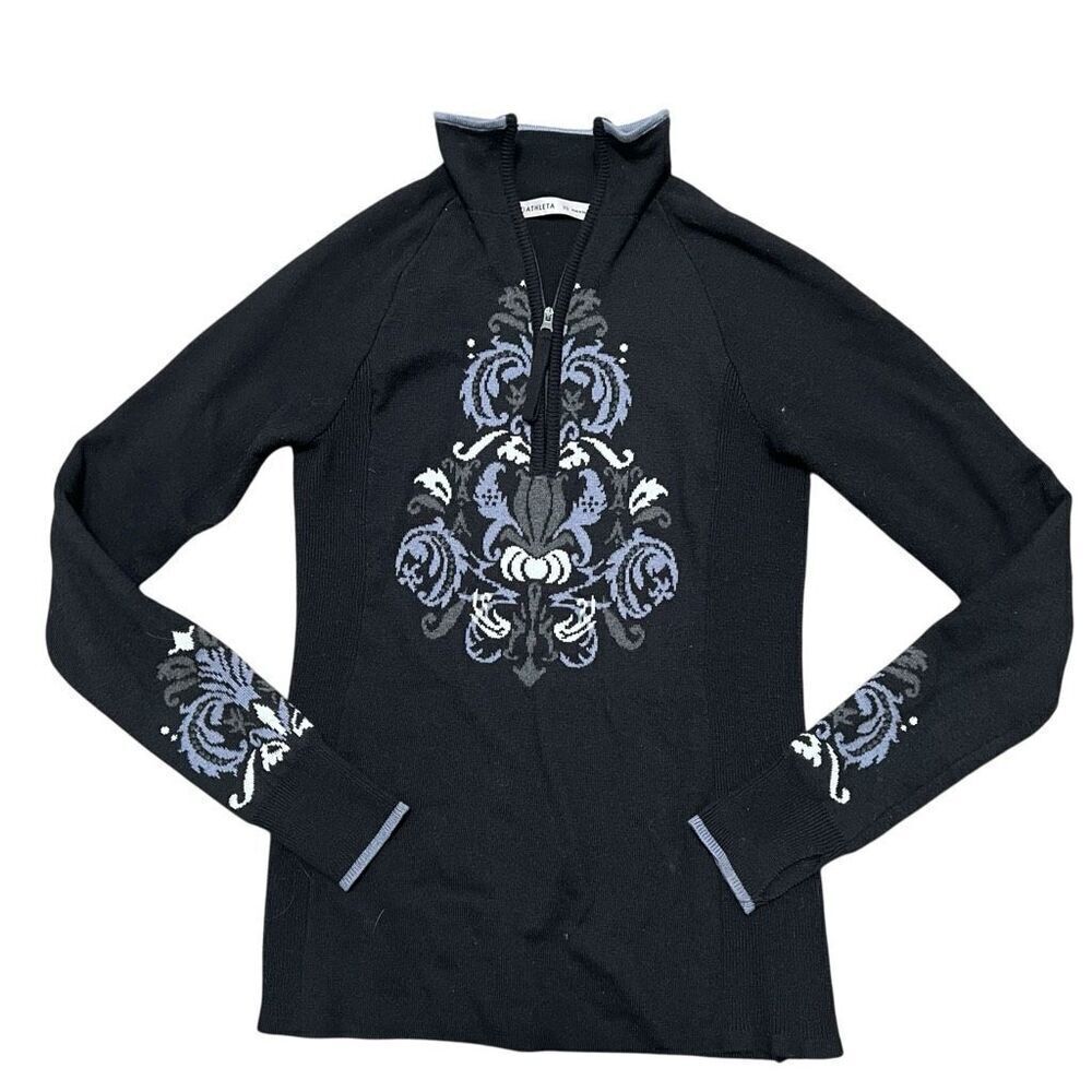 ATHLETA Zip Up Ski Sweater Size XS